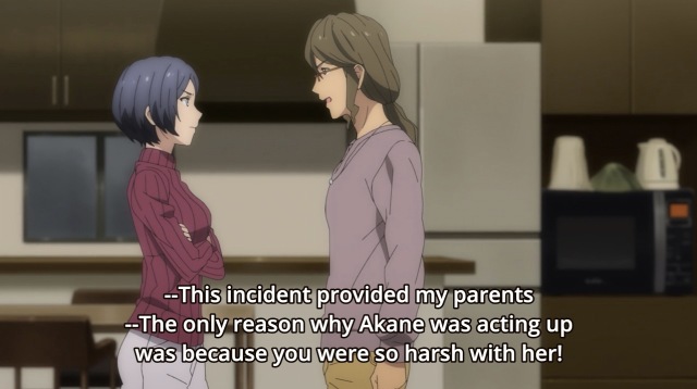 Akane's parents arguing