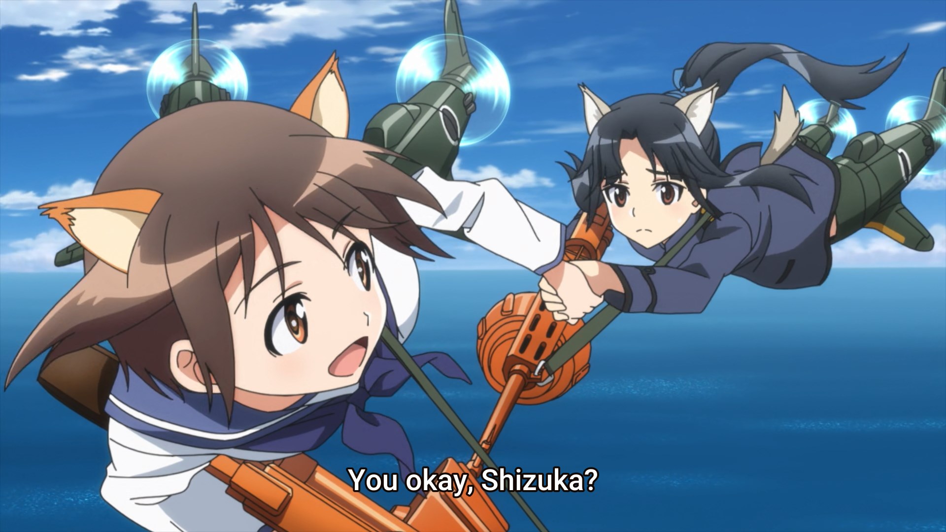 Yoshika helps Shizuka