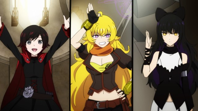 Ruby, Yang and Blake volunteer to enter Weiss' mind