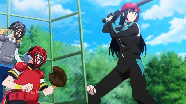 Yukino not fooled by Sumika's feint pitch